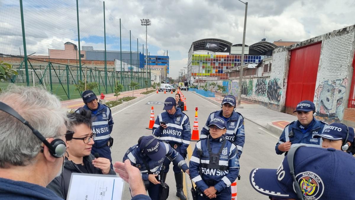 Bogotá es sede de capacitaciones para los agentes de tránsito: reúne a autoridades de seguridad vial de distintos países 