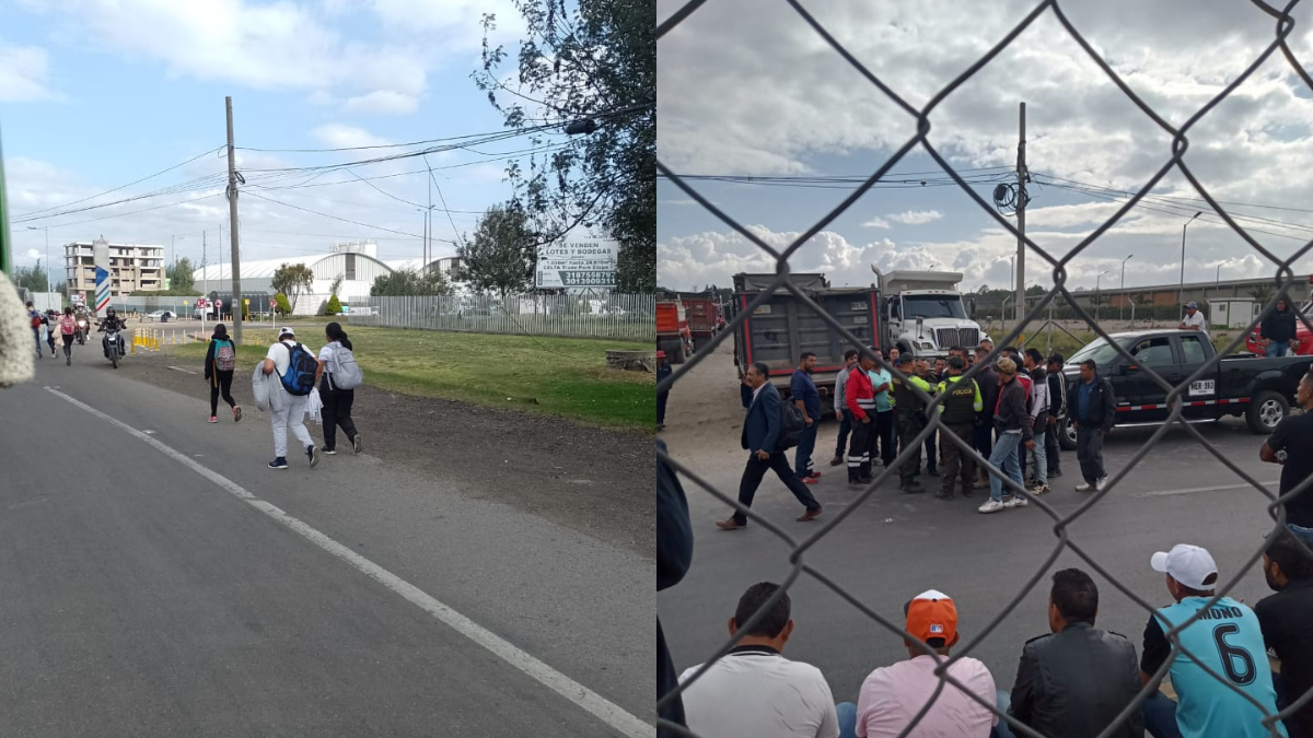 El drama de cientos de niños que quedaron atrapados por los bloqueos de camioneros en Bogotá y no han llegado a sus casas 