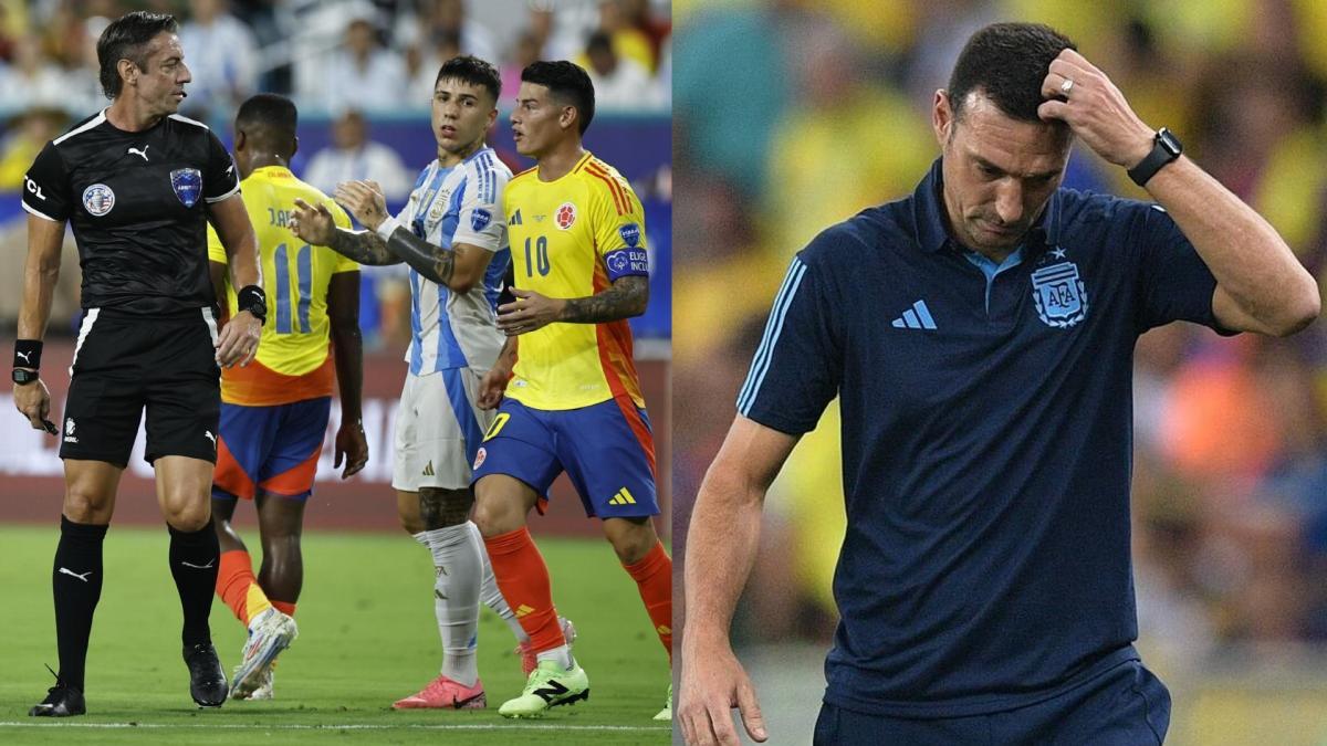 Lionel Scaloni, DT de Argentina, spoke out against the Selección Colombia in the final hour of the vote: “No debería ser así”