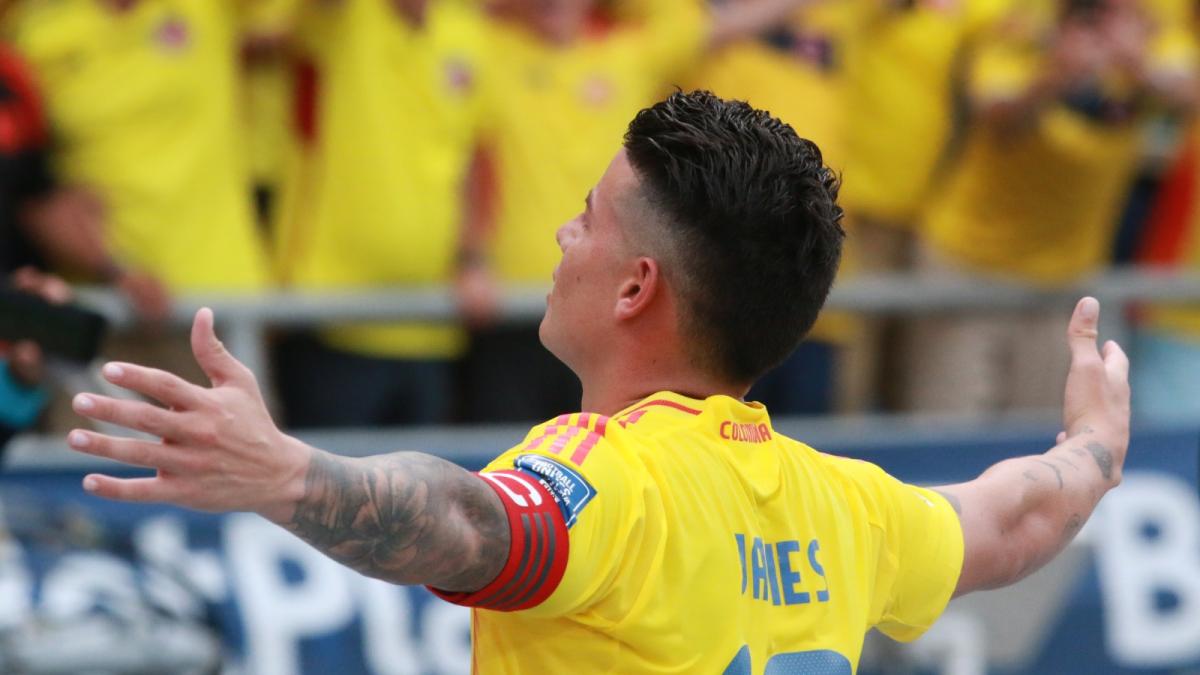 This is how Argentine television narrated James Rodríguez’s goal with which Colombia won and remains undefeated in the qualifiers