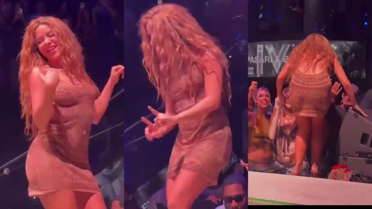 Shakira left the stage during her performance of 'Soldera' in Miami after a man tried to record her under her dress.