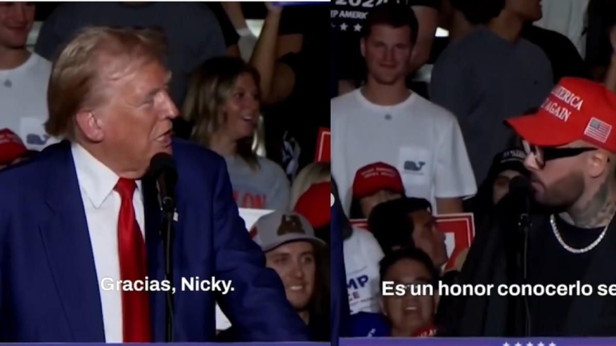 Donald Trump confunde a Nicky Jam con una mujer, así fue el apoyo del puertorriqueño