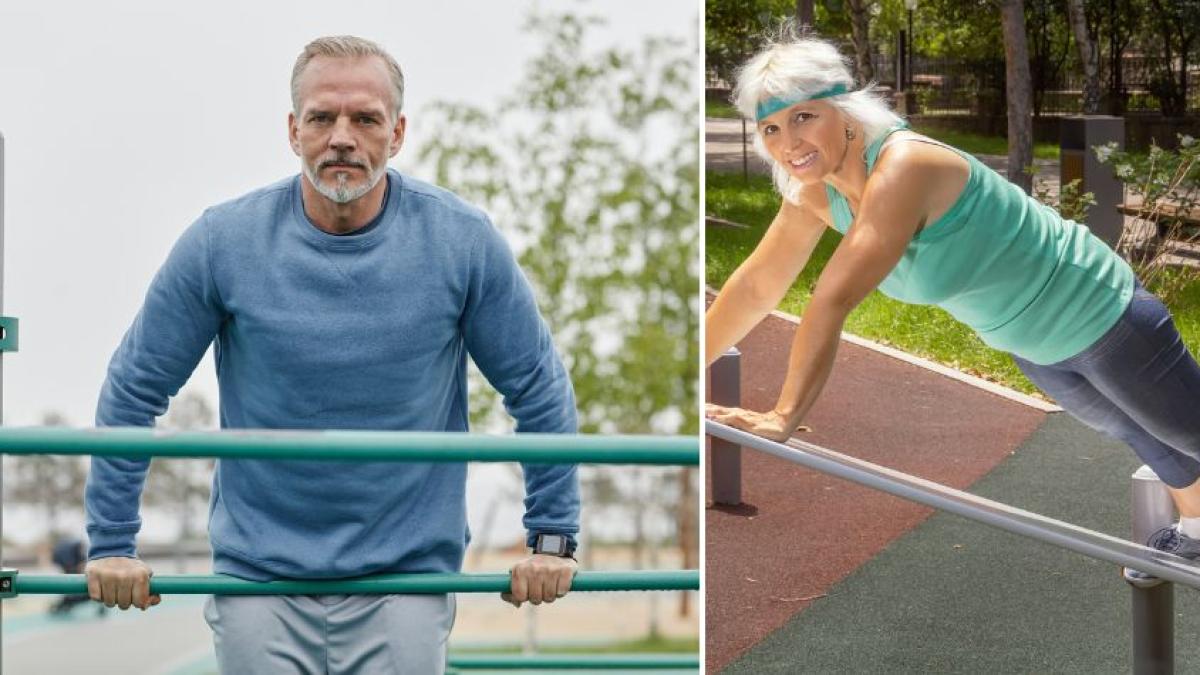 El ejercicio para ganar masa muscular en los brazos después de los 50 años: no es con pesas, advierten expertos