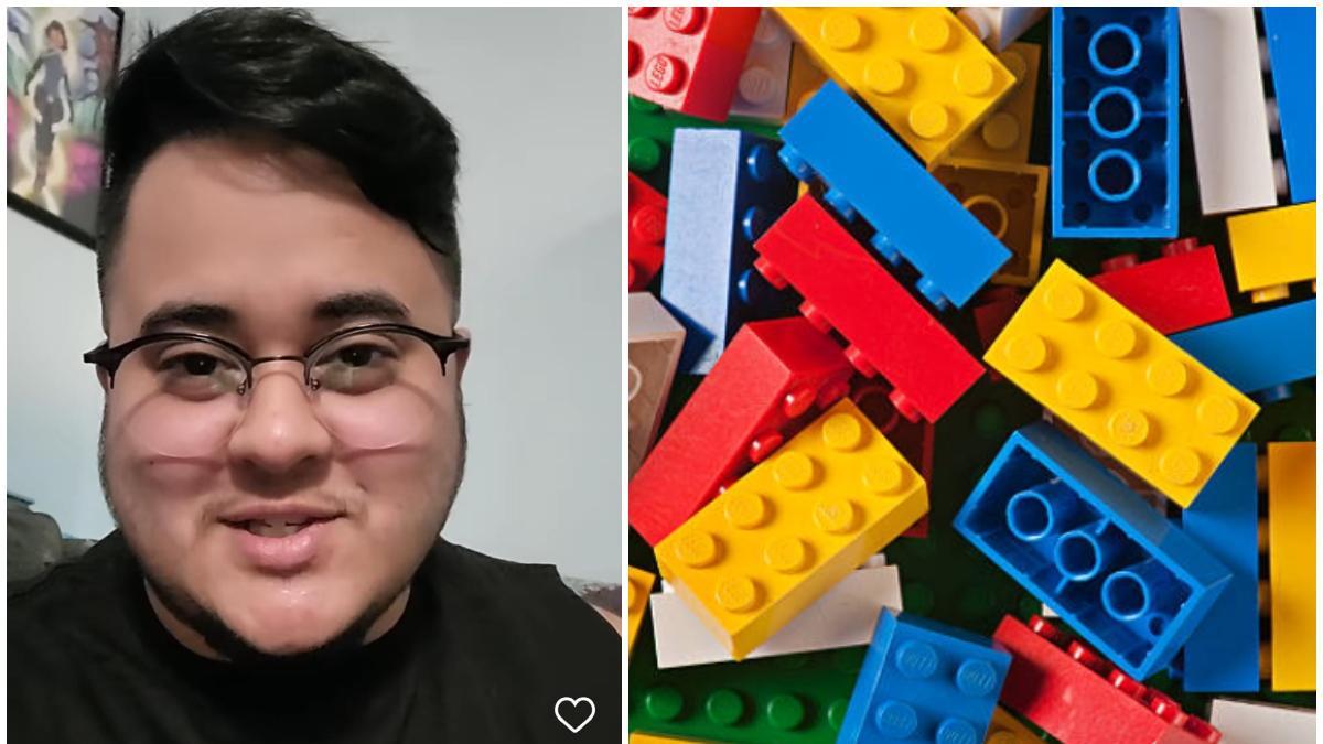 Hombre encuentra una pieza de lego atascada en su nariz tras 26 años sin saberlo: así contó la anécdota