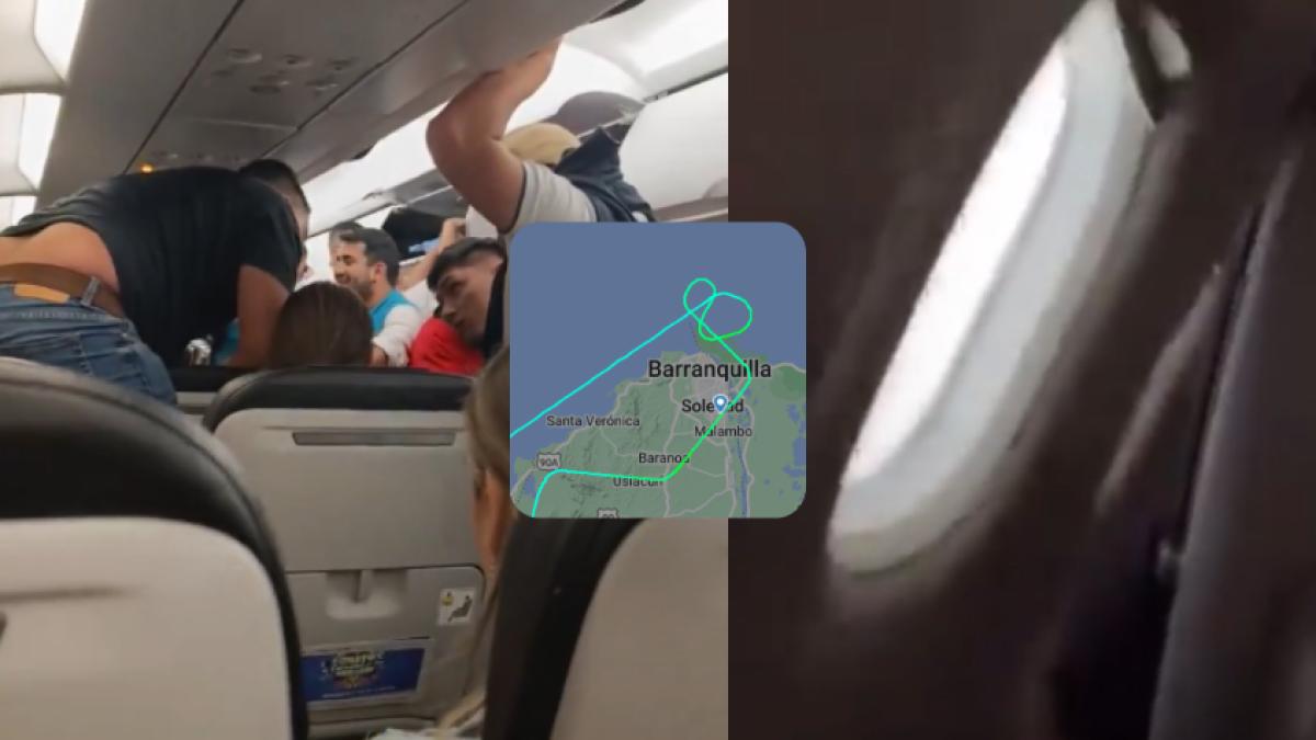 Avianca se pronuncia por avión que intentó aterrizar en Barranquilla en pleno vendaval: video de pasajera reveló minutos de pánico