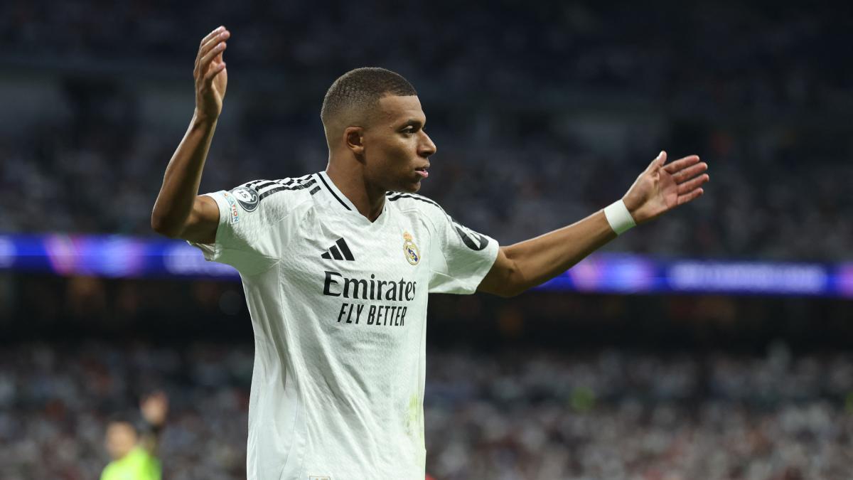 Video | Kylian Mbappé anotó su primer tanto con el Real Madrid, que sufrió para ganarle al Stuttgart en la Champions: todos los goles