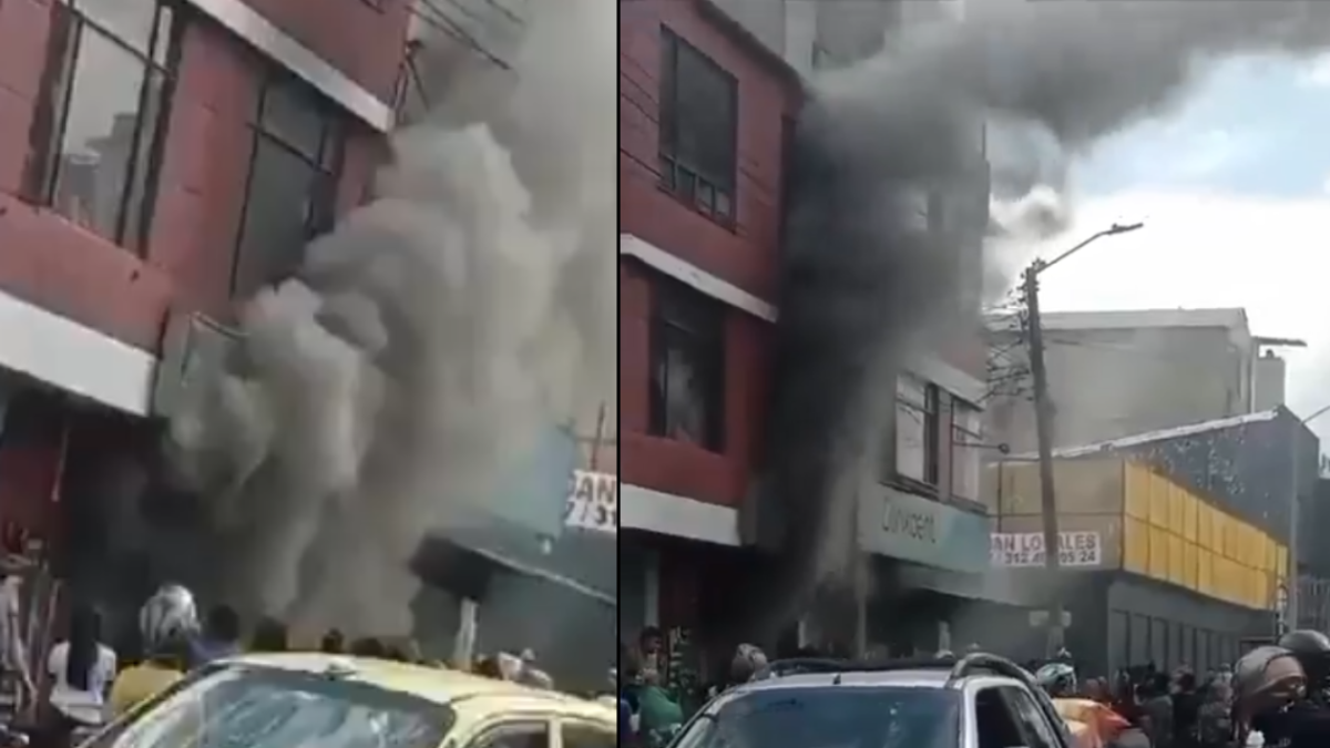 Video| Incendio en vivienda de El Restrepo deja columna de humo en el suroriente de Bogotá 