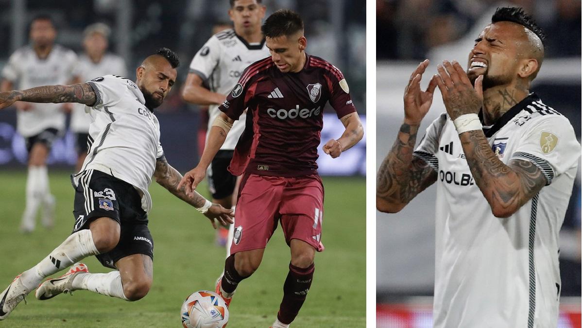 Video | Arturo Vidal prende fuego al duelo de cuartos de Libertadores entre Colo Colo y River Plate: 'Tengo más títulos que todos ellos'