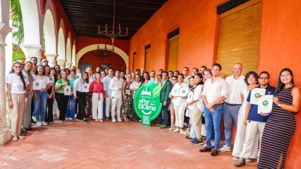 Cartagena: 34 establecimientos turísticos dan un paso hacia un Centro Histórico carbono neutral