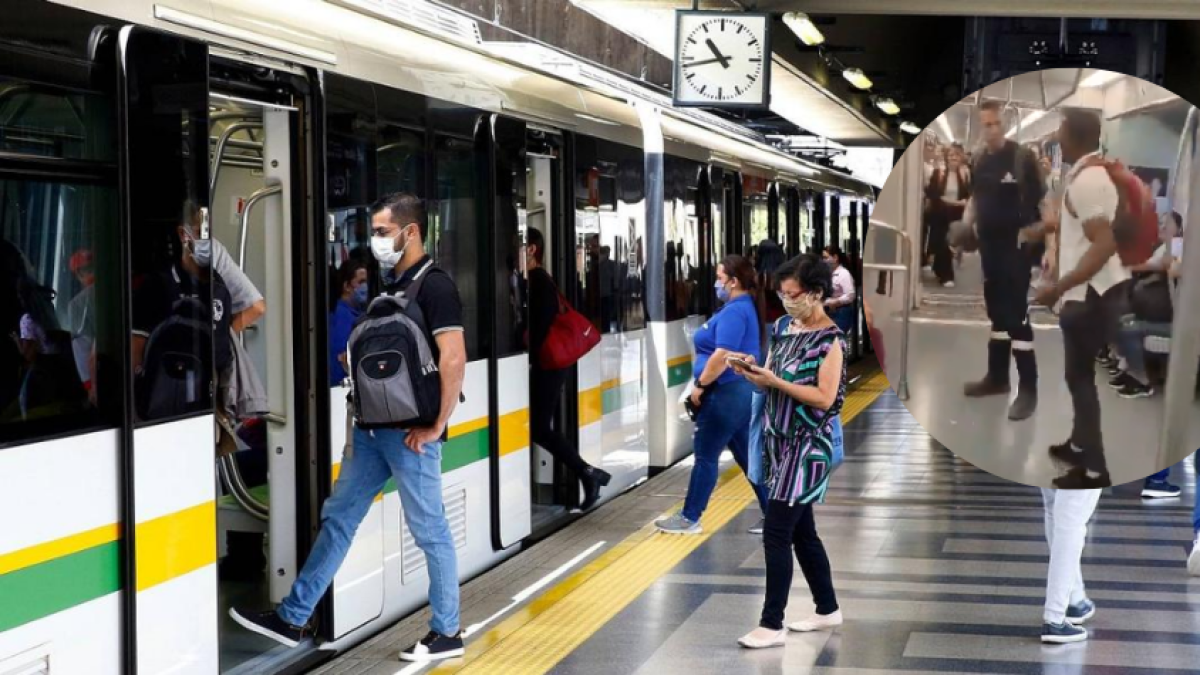 Metro de Medellín se pronuncia por agresiones ocurridas en el sistema: pasajeros se fueron a los golpes 