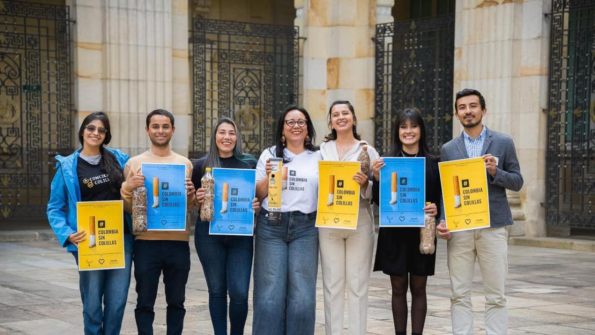 Radican proyecto de ley que busca frenar la contaminación que generan las colillas de cigarrillo en Colombia