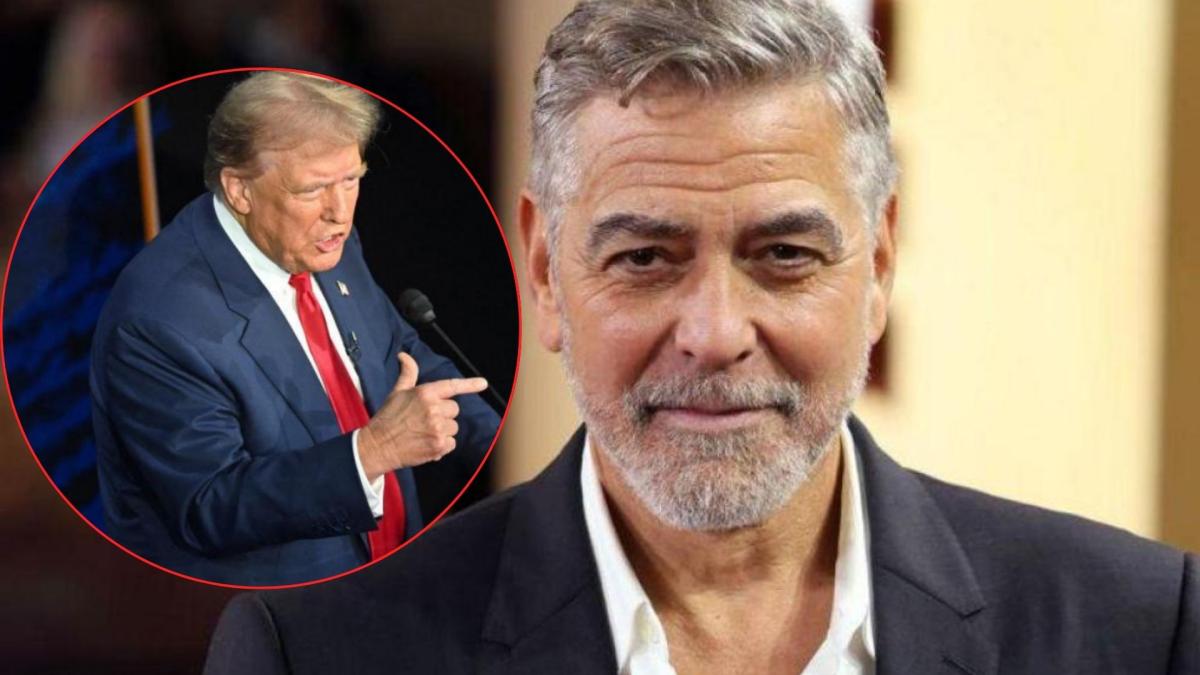 George Clooney responde a Trump que dejará la política si él también lo hace