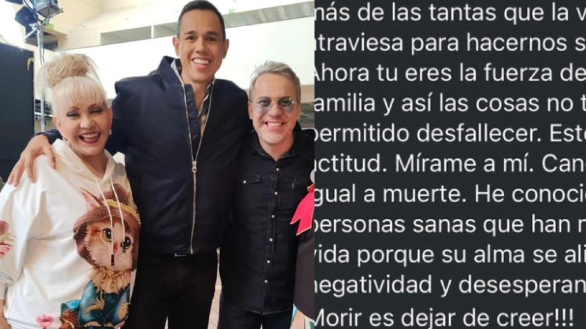 Diego Guauque recordó mensaje y reflexión que le envió la 'Gorda Fabiola' sobre la muerte durante su enfermedad