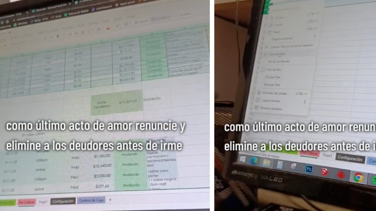 Renunció a su trabajo, pero antes borró los archivos en los que se encontraban los deudores y no les pudieron cobrar