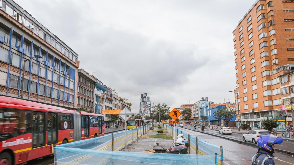 Estos son los nuevos cierres en la Caracas por obras de la Línea 1 del Metro de Bogotá 