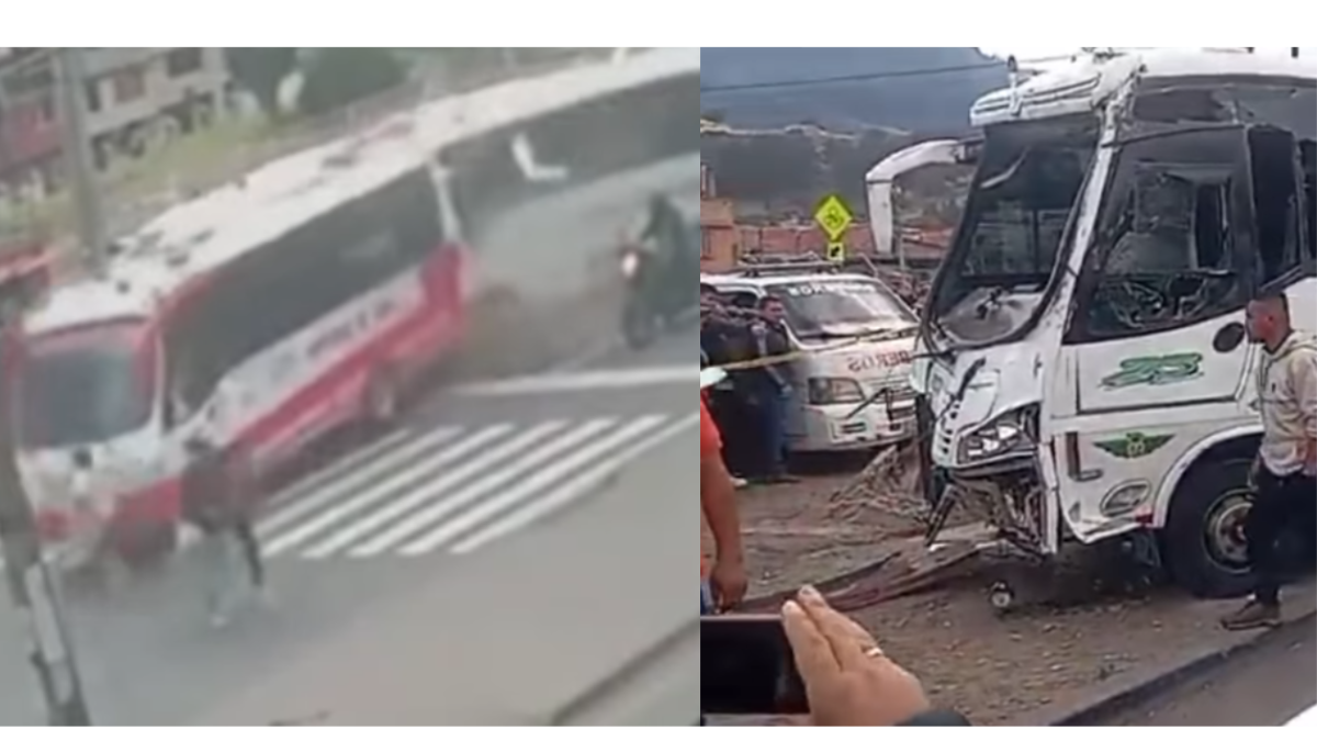 Video | Grave accidente de tránsito en Facatativá deja dos personas muertas y varios heridos por choque entre buses