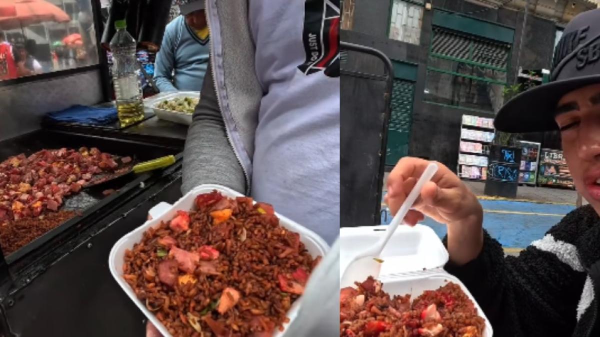 Creadores de contenido encontraron un arroz chino de $ 3.000: 'Con pedacitos de carne y de jamón ahumado'