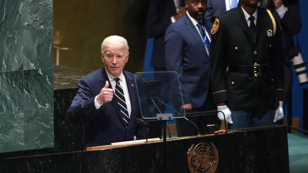 Joe Biden dice en la ONU que en Venezuela votaron por un cambio 'que no puede ser negado'