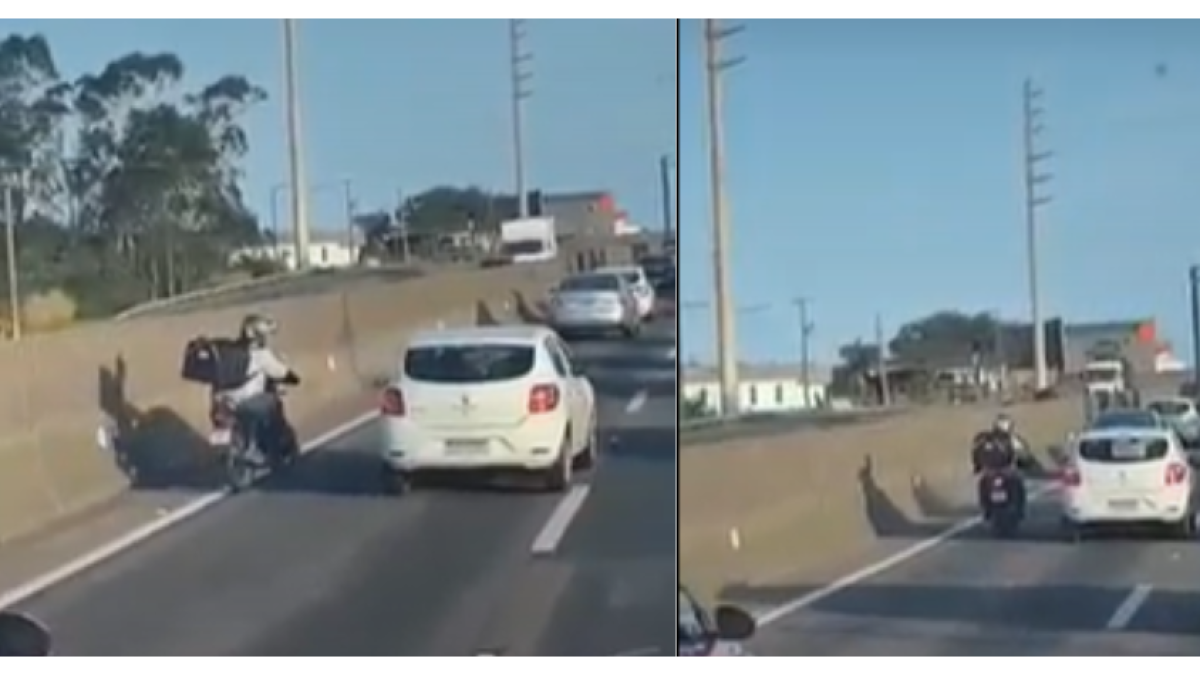 Video| Motociclista muere arrollado por un camión tras protagonizar acalorada discusión con otro conductor en Brasil