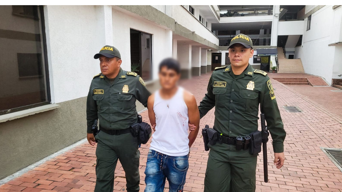 Capturan en flagrancia a joven de 22 años tras cometer homicidio en inmediaciones del terminal de transporte de Ibagué