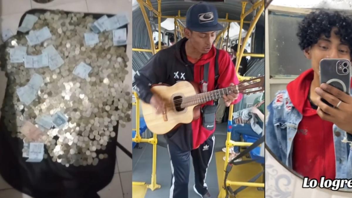 Cantante de TransMilenio se compró un iPhone con lo que le dieron en los buses: ‘Gracias por el apoyo’