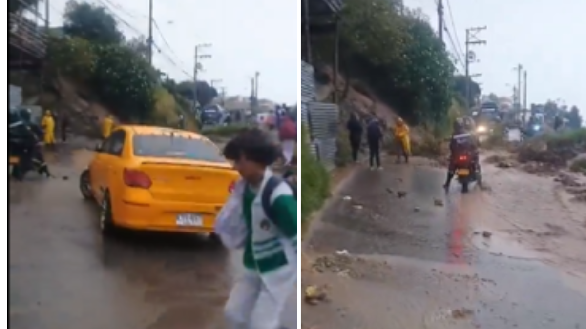 Fuertes lluvias provocan deslizamiento de tierra en Ciudad Bolívar y encharcamientos en varias zonas de Bogotá: videos 