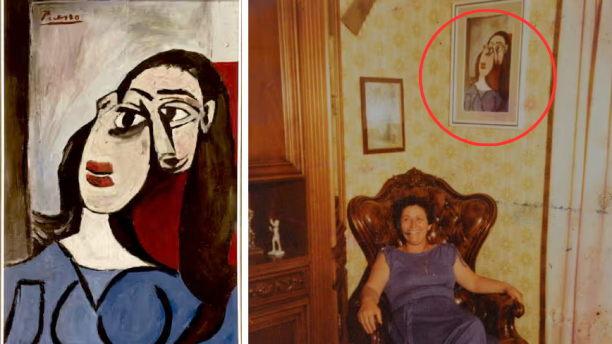 Pintura encontrada por un chatarrero podría ser una obra original de Picasso, según expertos en arte