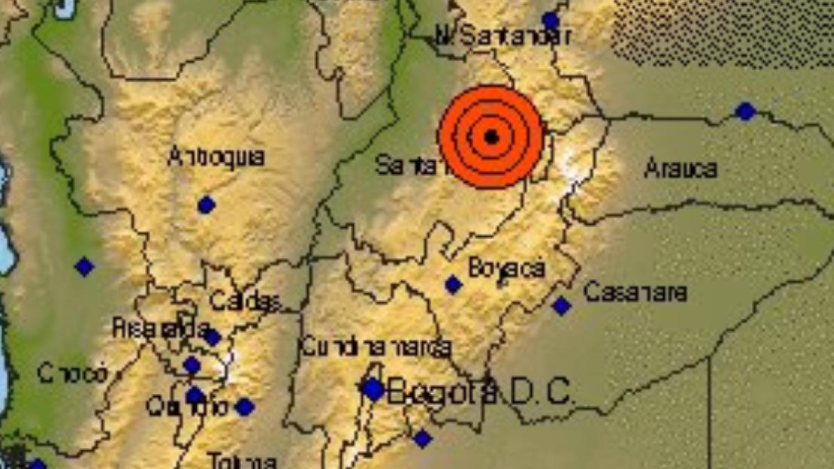 Temblor hoy en Colombia | Sismo de magnitud 4.0 en el nororiente del país durante este 4 de octubre: epicentro y detalles