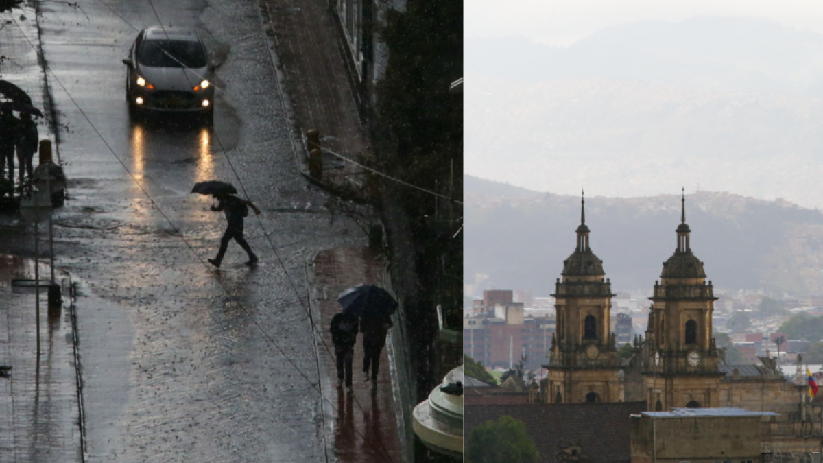 Las imágenes de las intensas lluvias en Bogotá: calles inundadas, accidentes y estragos en diferentes sectores de la ciudad 