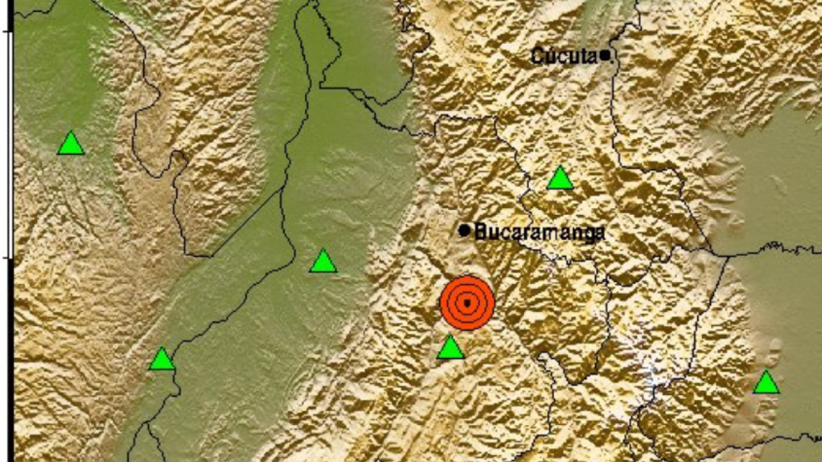 Temblor en Colombia hoy | Sismo de 3.3 grados se registró en Los Santos, Santander durante la noche de este 6 de octubre: epicentro, profundidad y detalles