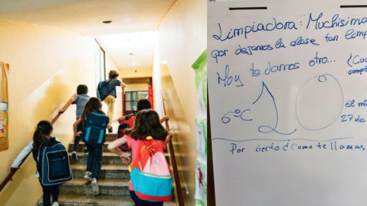 Profesor le da lección a sus estudiantes en colegio luego de que estos dijeran: 'Que lo recoja la aseadora'