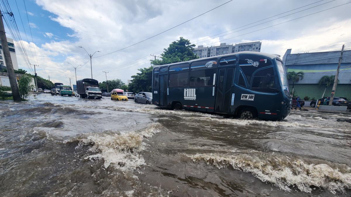 El Ideam emite alerta naranja para el Caribe : pronostican lluvias y ráfagas de viento en la región