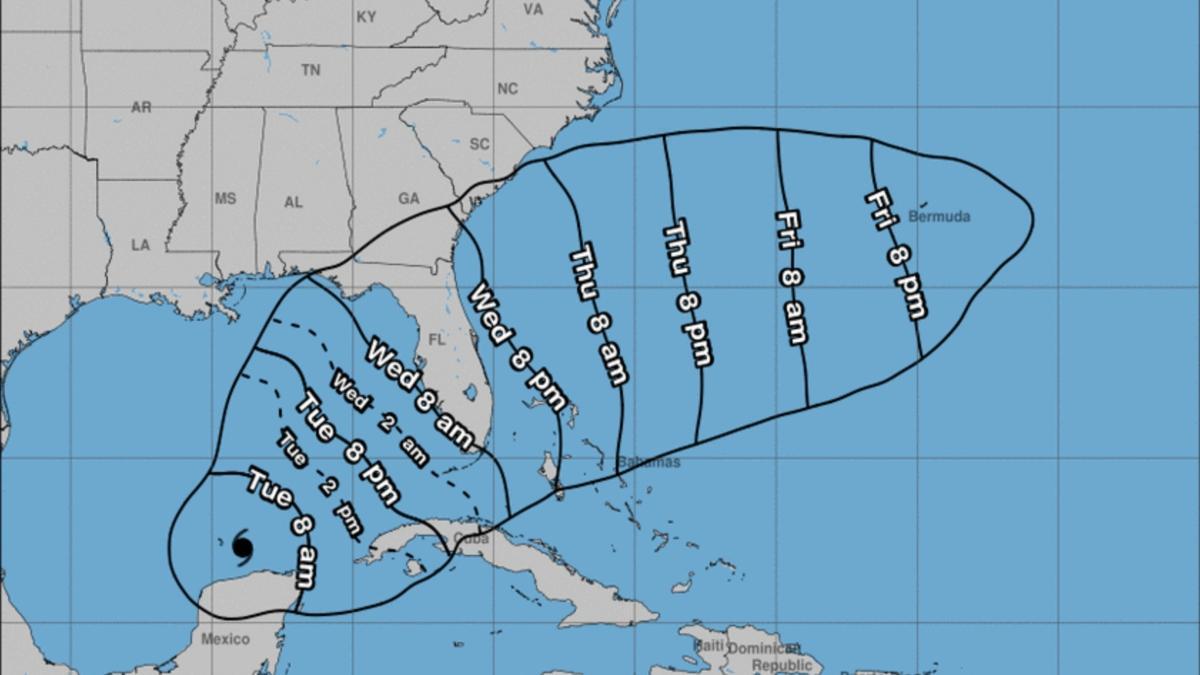 Huracán Milton: la zona exacta de Florida donde tocará tierra