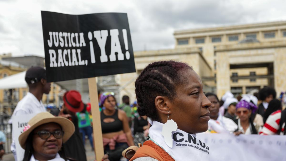 En imágenes: así fué la gran movilización del Pueblo Negro Afro Colombiano en Bogotá