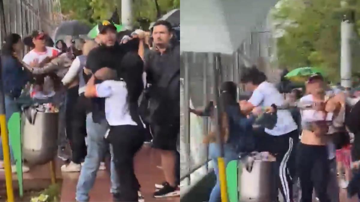 Padres de familia terminaron en pelea después del partido de fútbol de sus hijos en Medellín