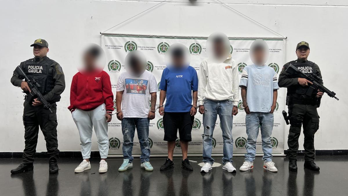 Las autoridades desarticularon peligrosas bandas dedicadas a la extorsión y el secuestro en San Antonio de Prado y Robledo