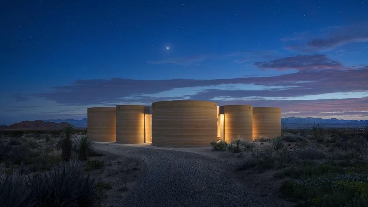 Texas comenzó a construir residencias impresas en 3D en el desierto: ubicación y precio