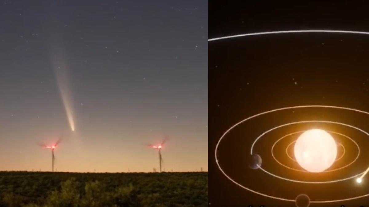 Así se vio el 'Cometa del siglo' el cuál no volverá a pasar hasta dentro de 80.000 años