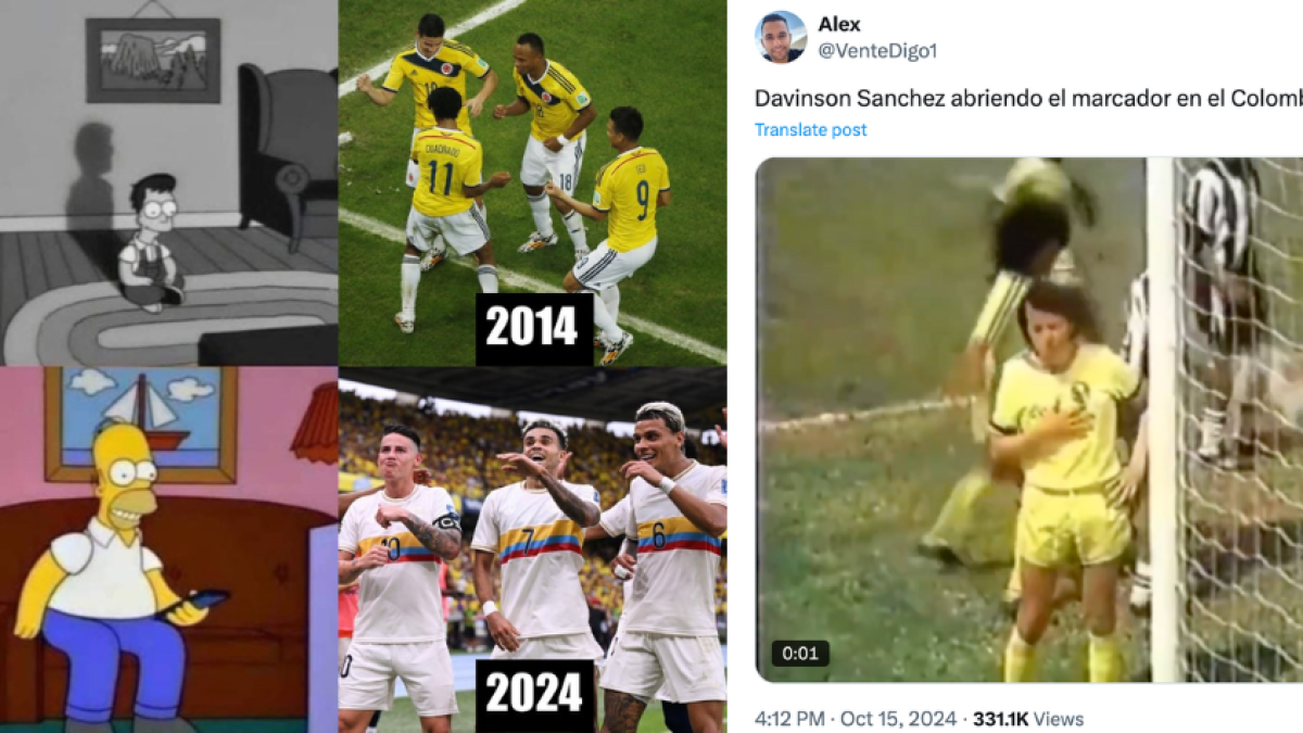 Los mejores memes de la goleada de Colombia 4-0 a Chile por Eliminatorias