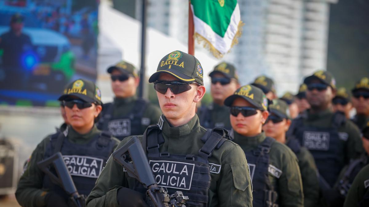 Llega nuevo grupo del Gaula Policía a Santa Marta para combatir la extorsión que está disparada