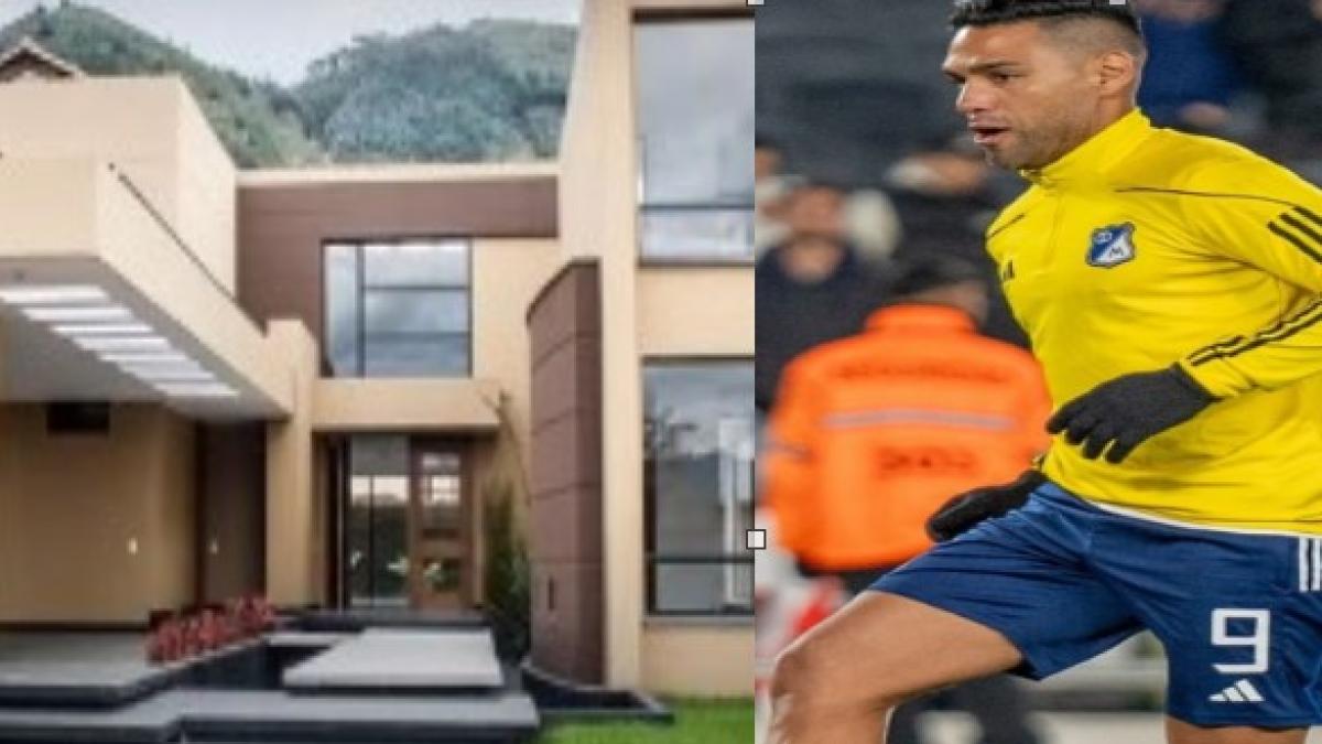 Video | Así es la espectacular mansión en la que vive Falcao García con su familia cerca de Bogotá