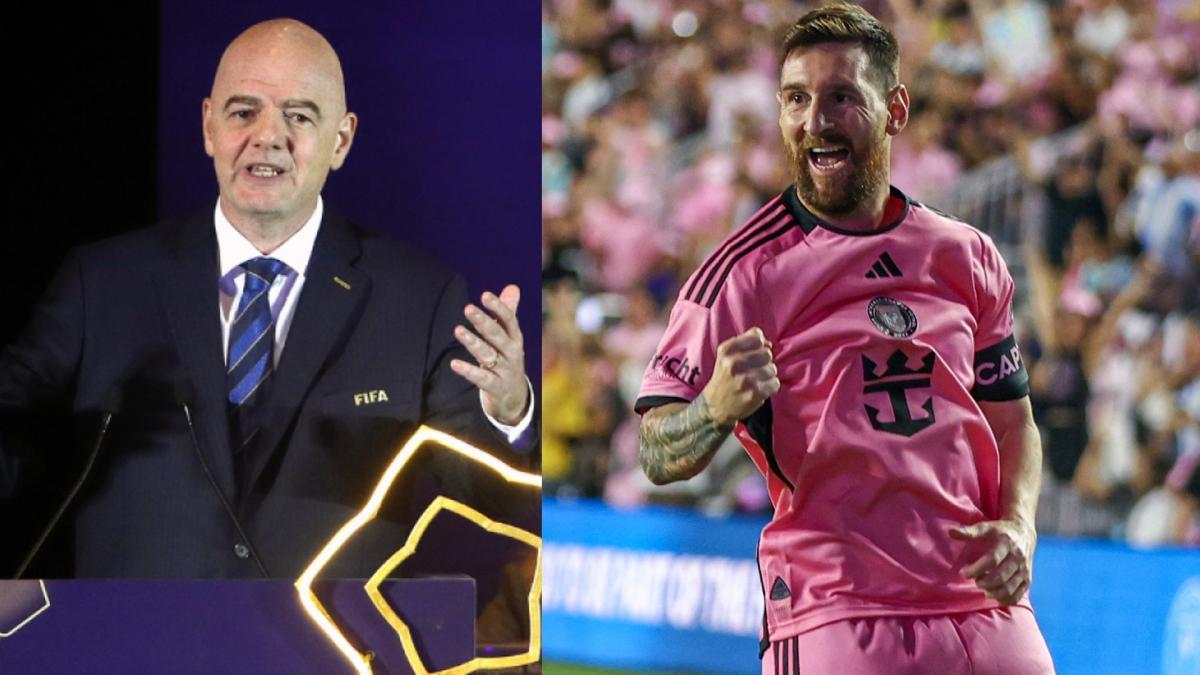 Gianni Infantino, presidente de Fifa, anuncia con orgullo que el Inter Miami de Lionel Messi jugará el Mundial de Clubes: 'Merecen estar'