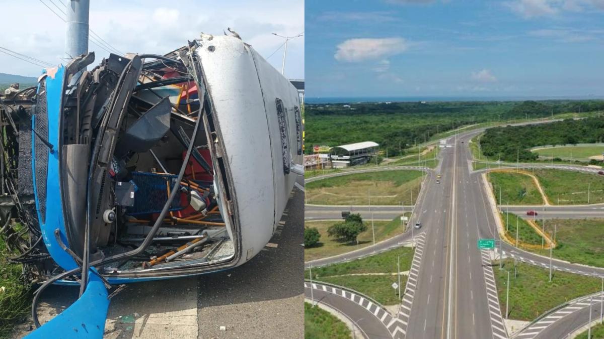 Impactante video: accidente de tránsito en el área metropolitana de Barranquilla deja 7 personas lesionadas