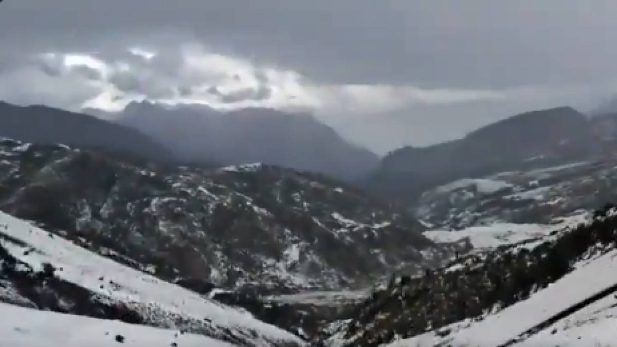 Volvió a nevar en el Parque Nacional El Cocuy: estos son los videos del asombroso fenómeno natural