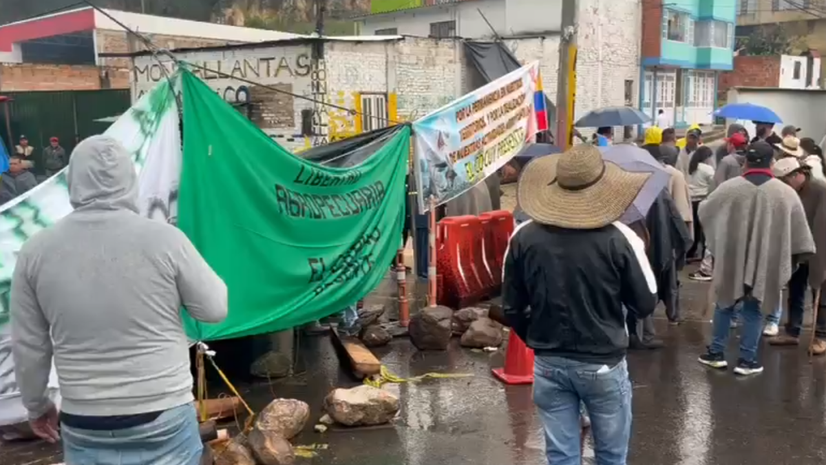 EN VIVO | Paro de campesinos y mineros: estas son las vías de Santander, Boyacá y Norte de Santander que están bloqueadas