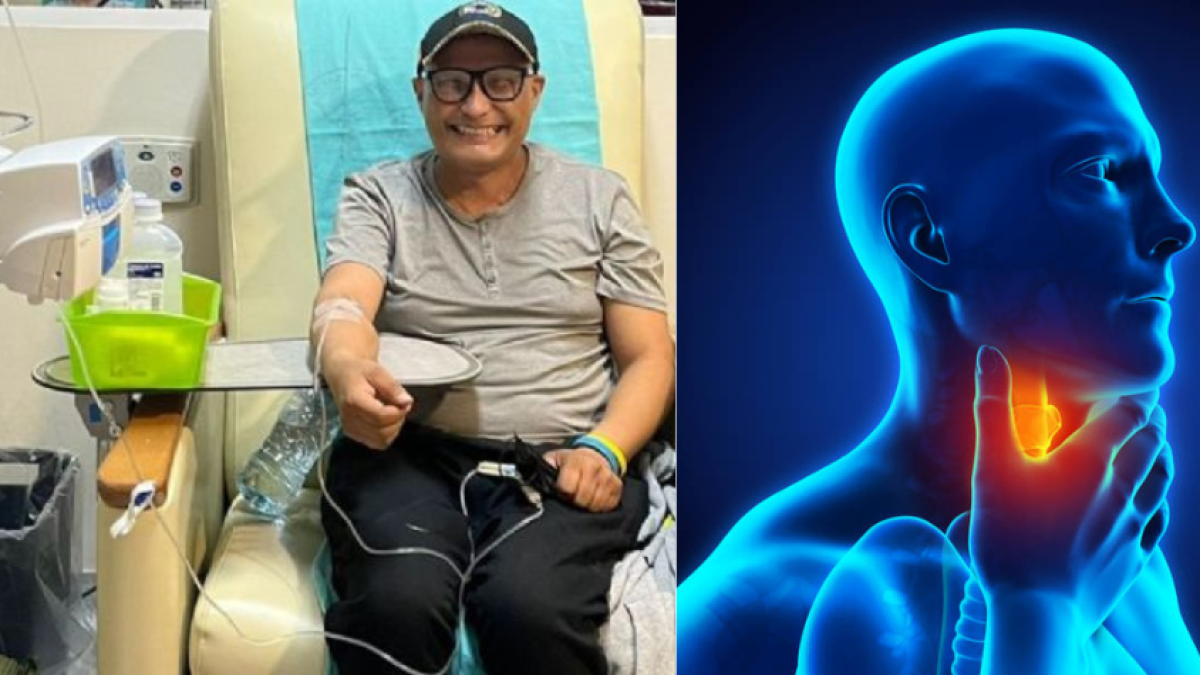 Tenía dolor de garganta, fue al médico y le diagnosticaron cáncer: 'El tumor me aplastaba la tráquea'