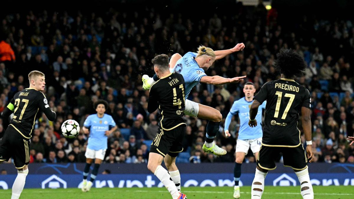 Erling Haaland never stops surprising: see his impressive goal for Manchester City in the Champions League