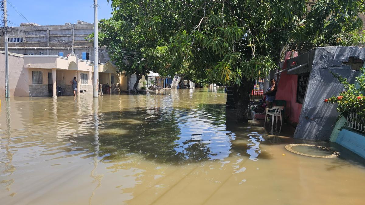 Riohacha en emergencia: más de 20 barrios se encuentran inundados tras dos torrenciales aguaceros