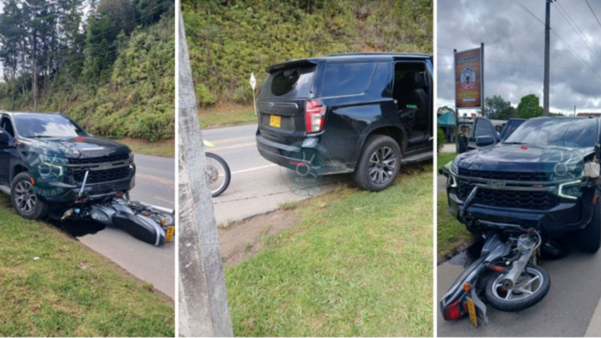 Video: este es el momento cuando Alfredo Morelos, de Nacional, choca en estado de embriaguez a un motociclista