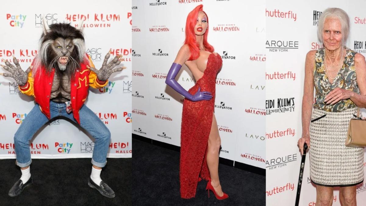 Gusano y Jessica Rabbit: ¿cuál fue el disfraz de Heidy Klum en halloween este año?